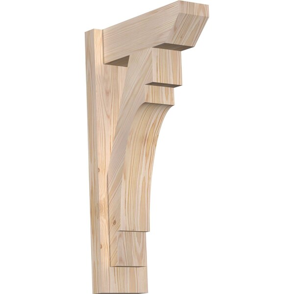 Ekena Millwork Merced Slat Smooth Outlooker, Douglas Fir, 5 1/2"W x 14"D x 26"H OUT06X14X26MRC06SDF - main